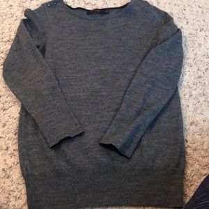 Gray sweater